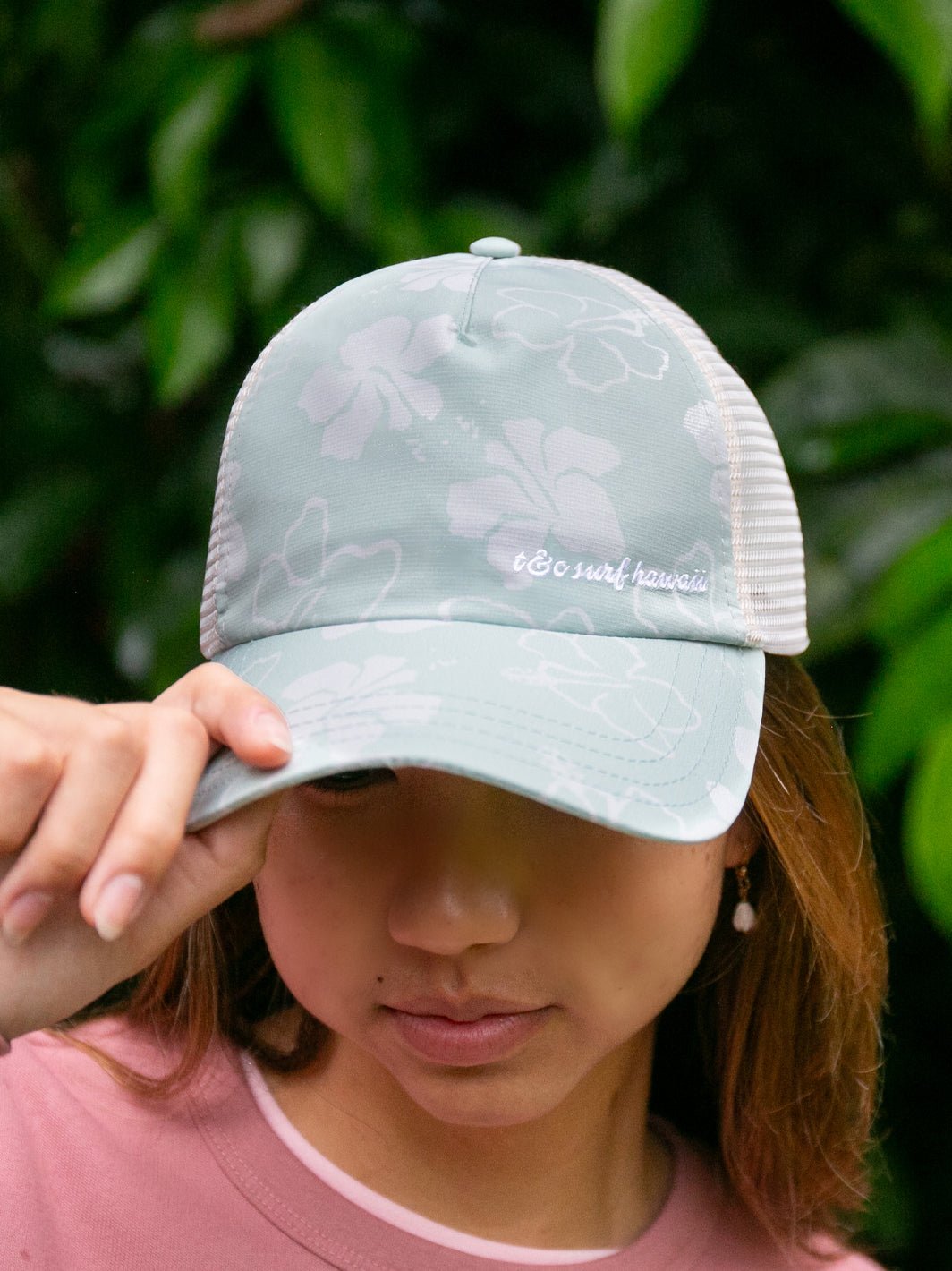 T&C Surf Designs Painted Flowers Cap,