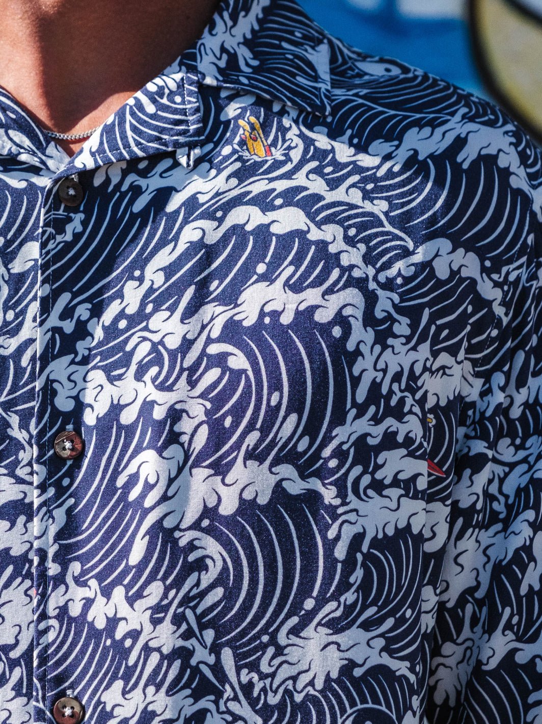 T&C Surf Designs T&C Surf Europe Great Wave Woven Shirt, 