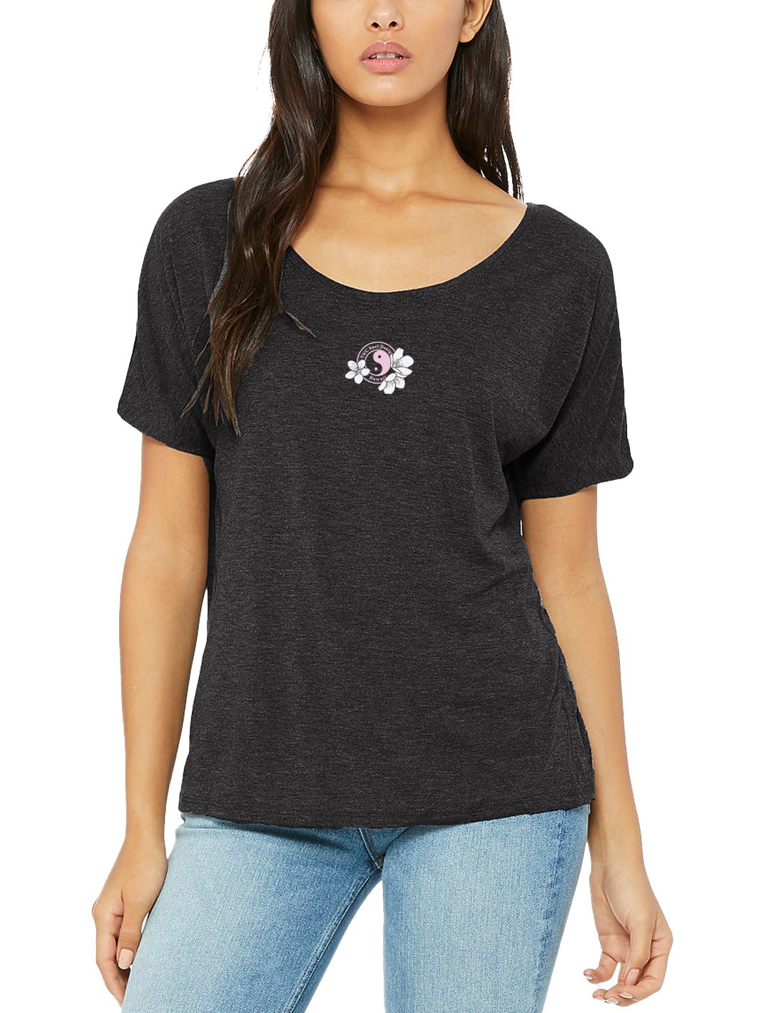 T&C Surf Designs T&C Surf Triple Sakura Logo Slouchy Crew Tee,