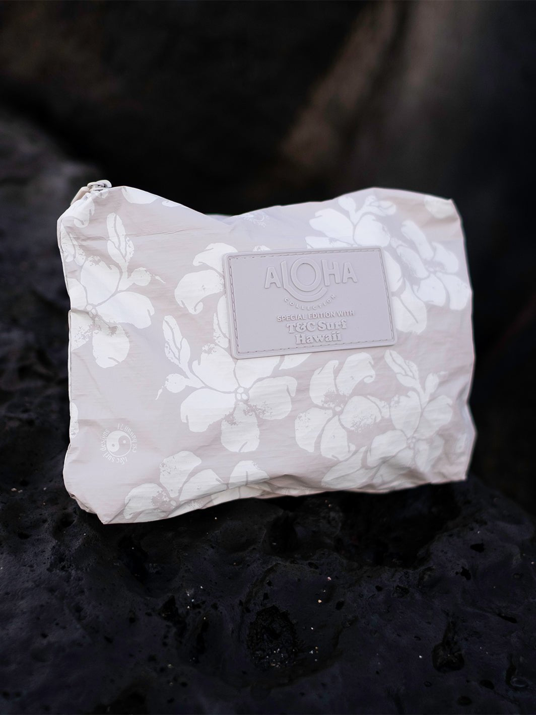 T&C Surf x Aloha Collection Puakenikeni Distressed Small Pouch - T&C Surf Designs