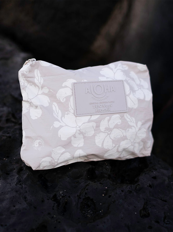 T&C Surf x Aloha Collection Puakenikeni Distressed Small Pouch - T&C Surf Designs
