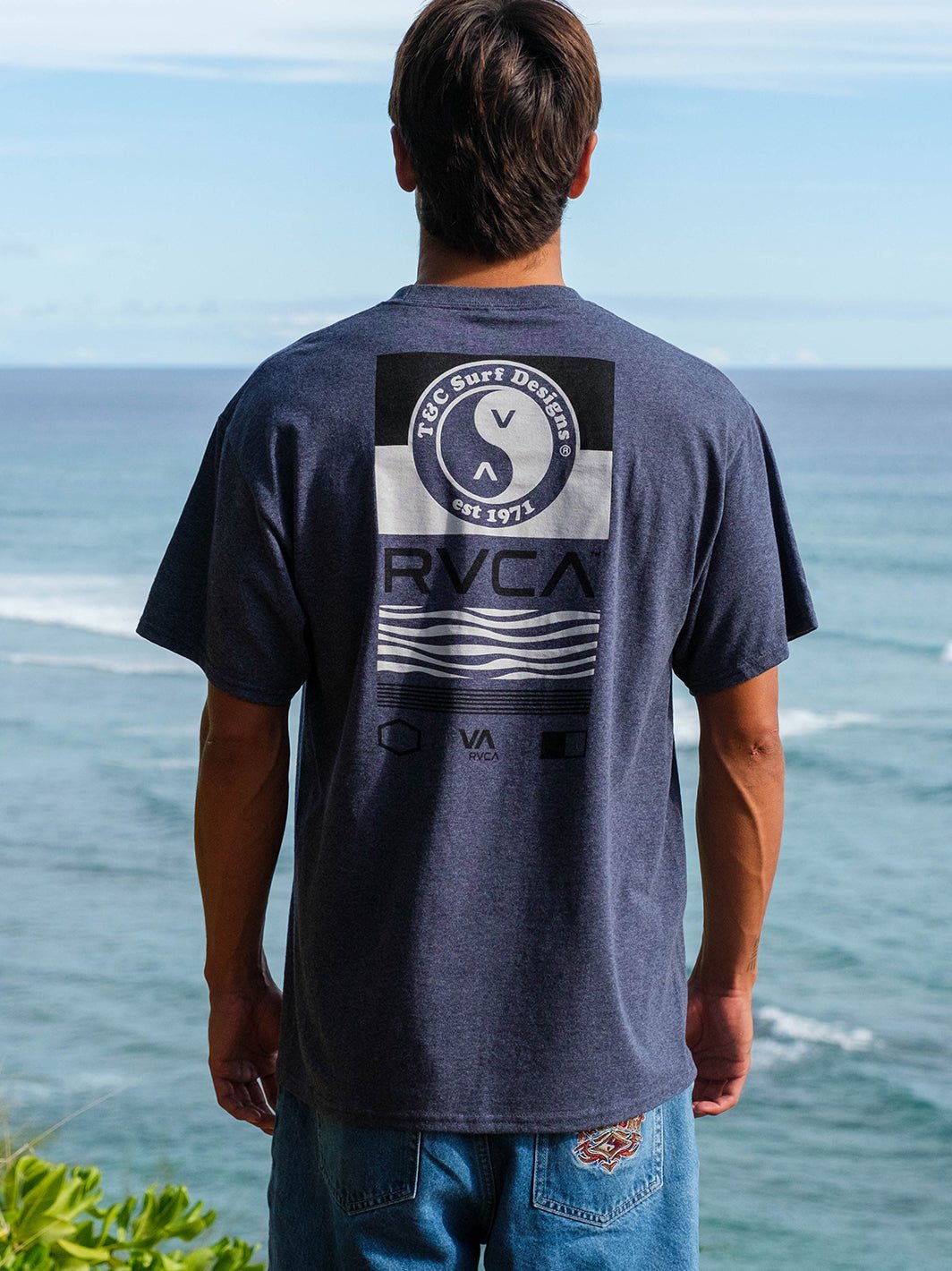 T&C Surf Designs T&C Surf x RVCA Stack Tee,