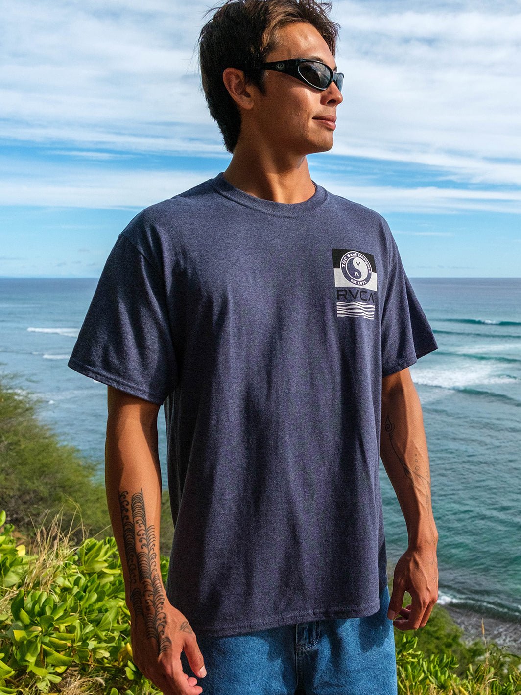 T&C Surf Designs T&C Surf x RVCA Stack Tee,