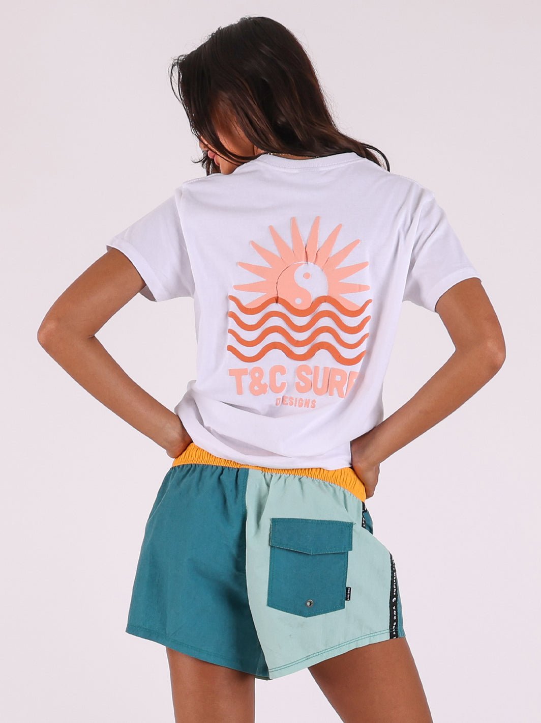 Australia Sunset Puff Tee - T&C Surf Designs