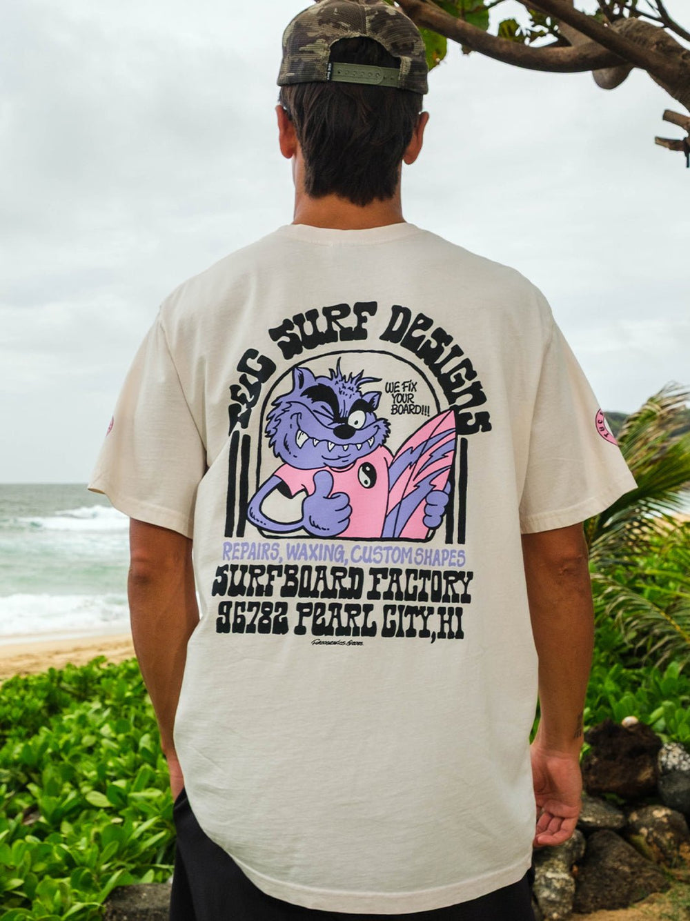 T&C Surf Designs Europe Surf Services Tee,