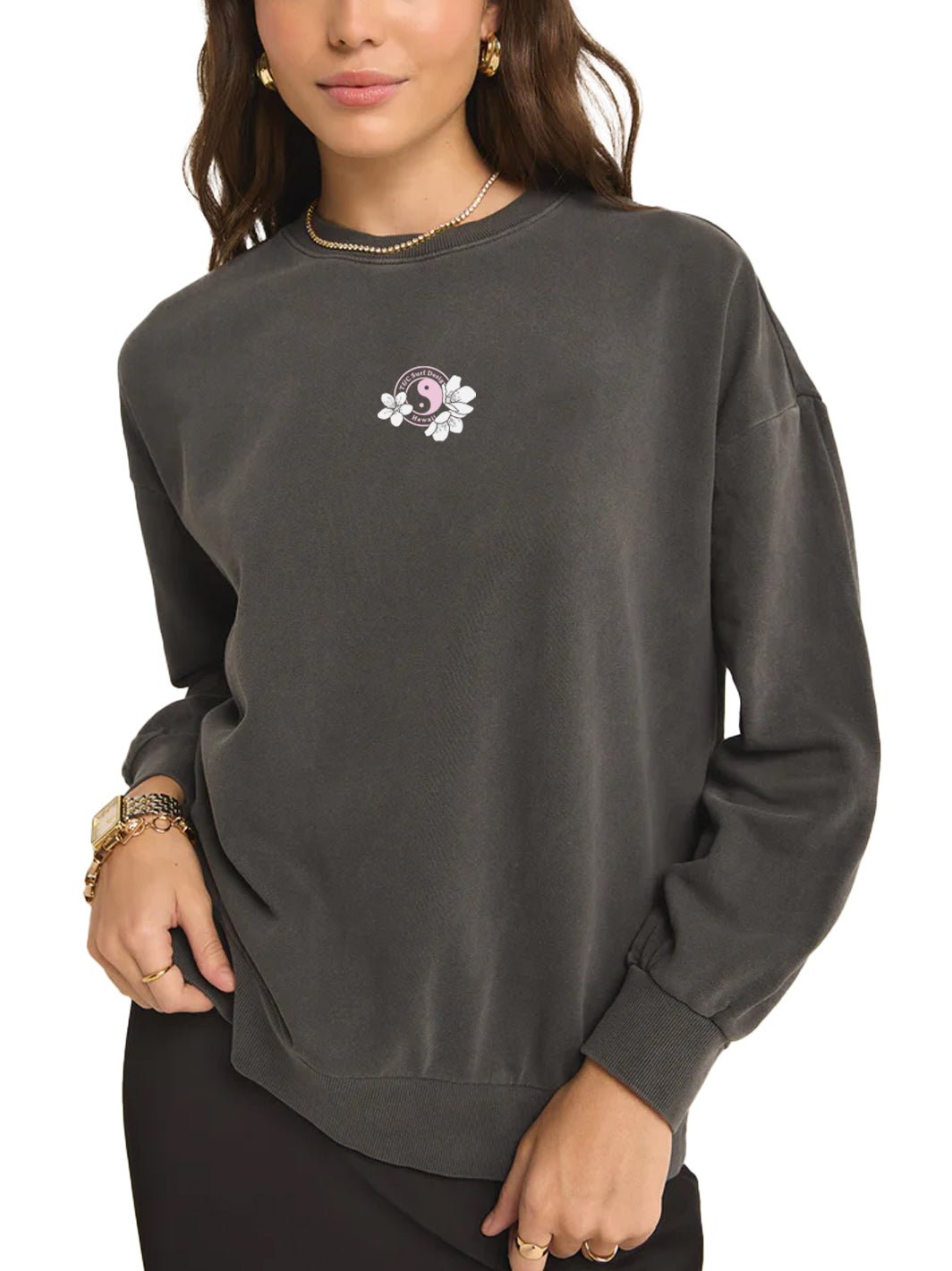 T&C Surf Designs T&C Surf Triple Sakura Logo Sunday Sweater,