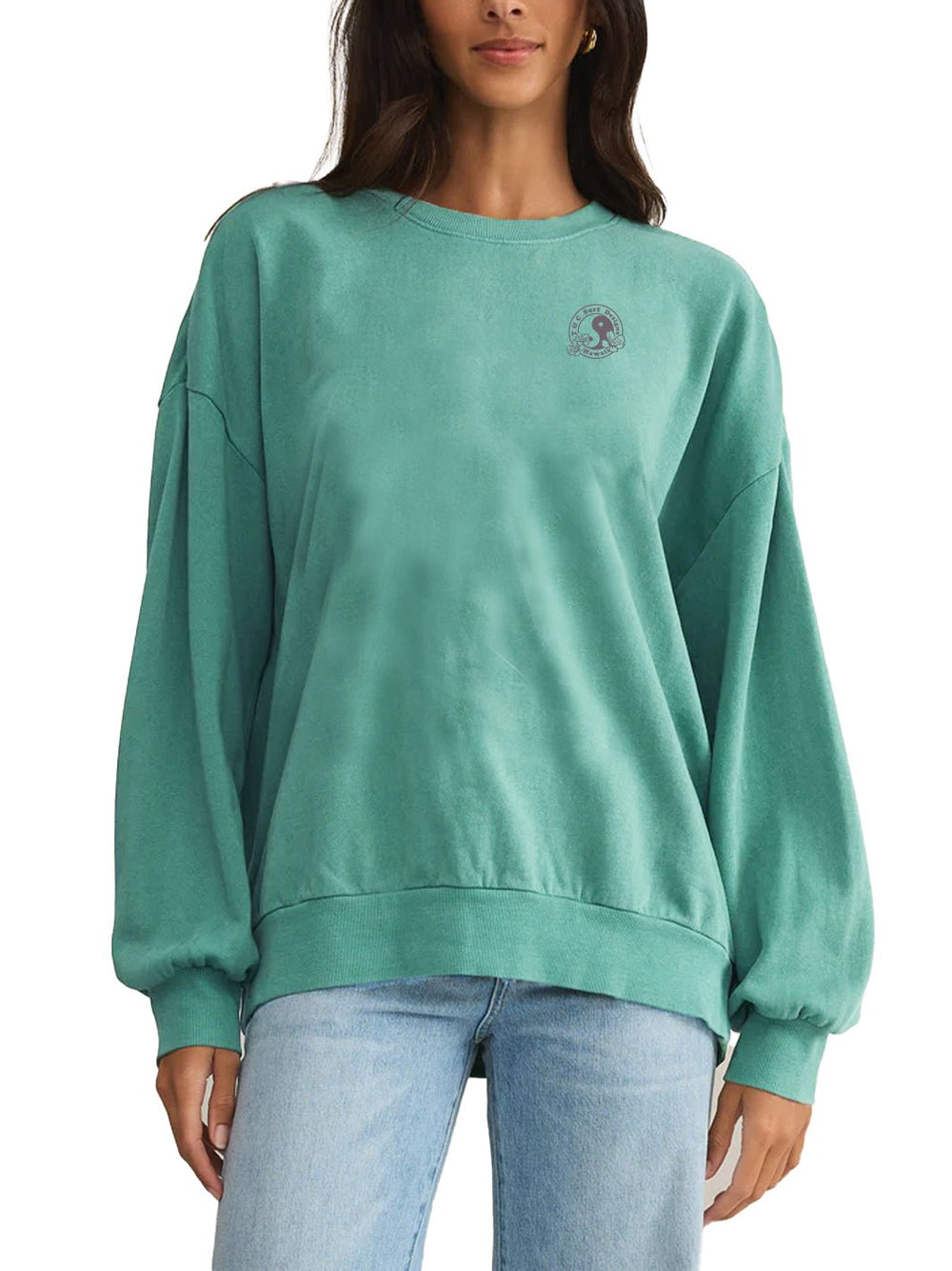 T&C Surf Designs Big Sakura Sunday Sweatshirt,