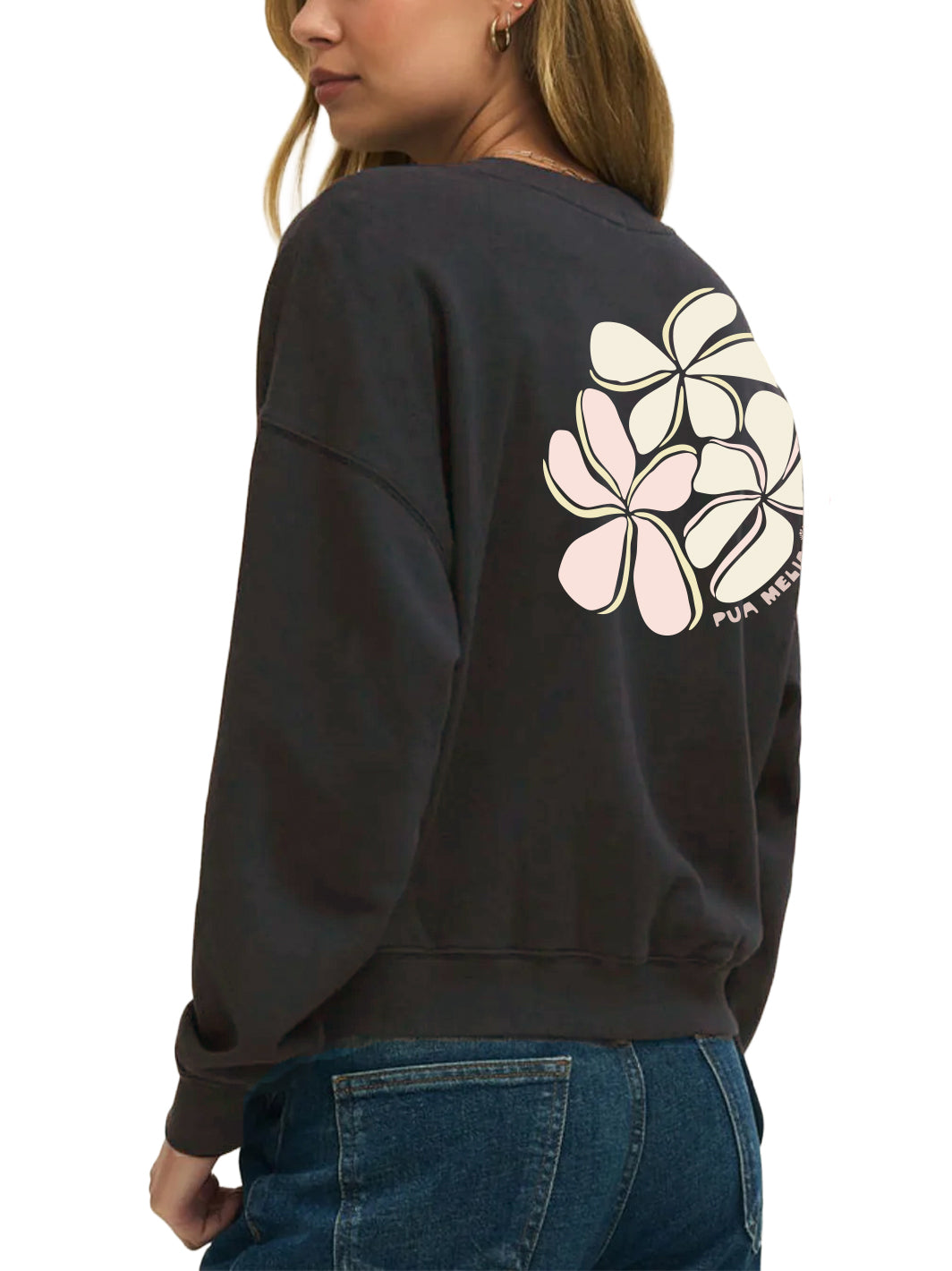 T&C Surf Designs Plumeria Oval First Date Sweatshirt,