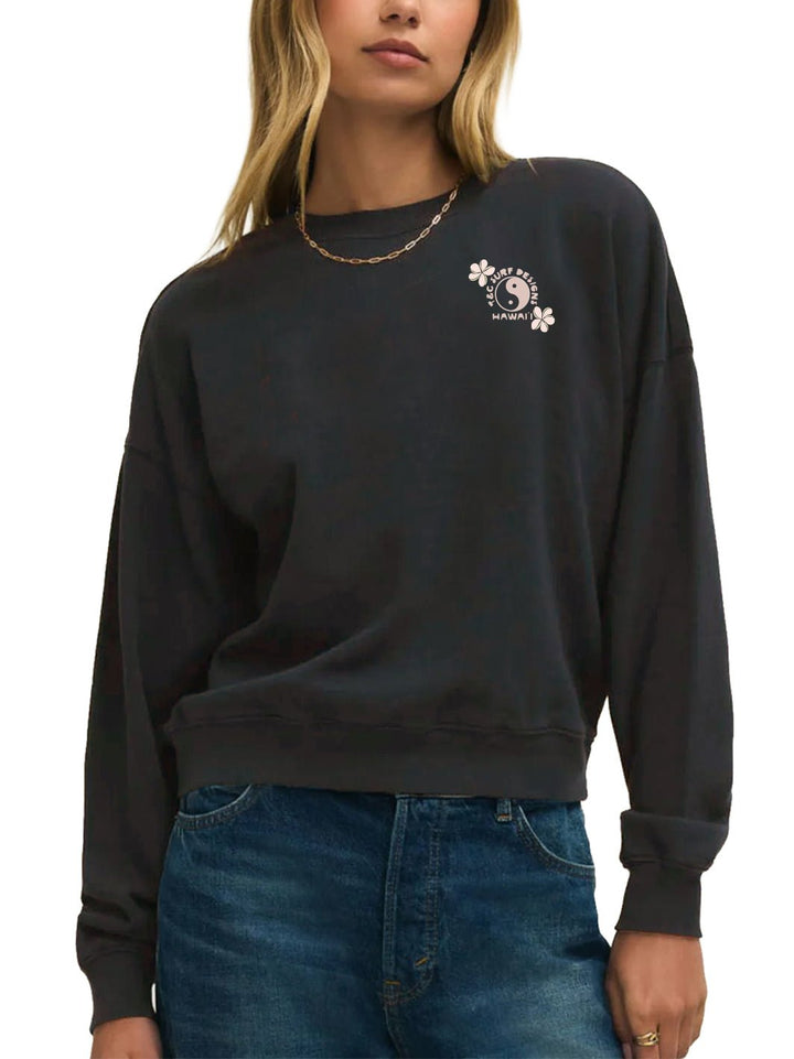 T&C Surf Designs Plumeria Oval First Date Sweatshirt,