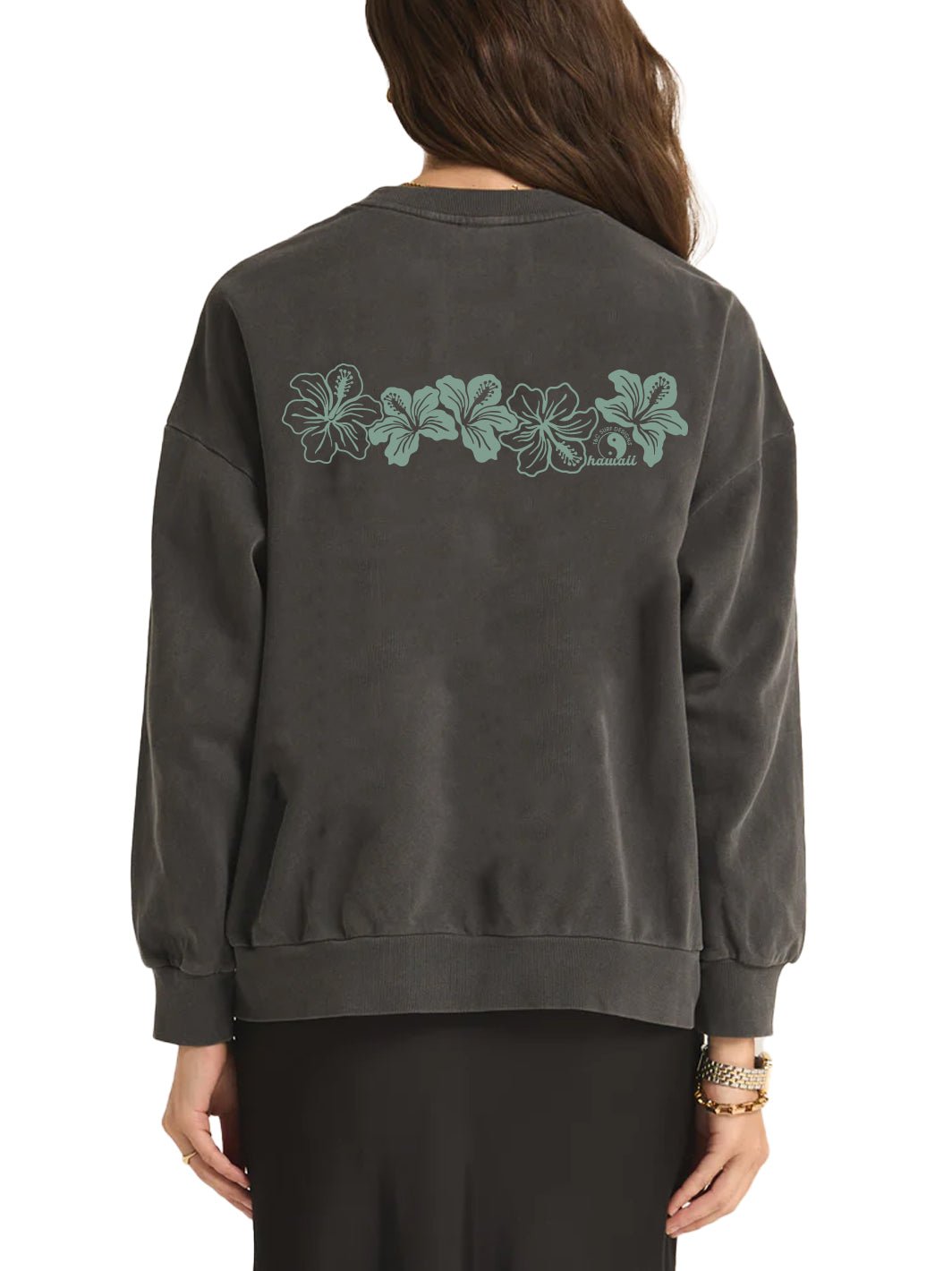 T&C Surf Designs Vintage Floral Band Sunday Sweatshirt,