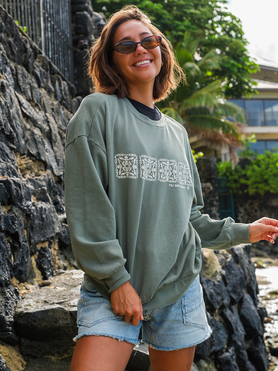 Quilt Band Sunday Sweatshirt