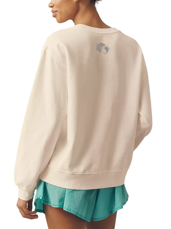 Retro Floral Band Boyfriend Sweatshirt - T&C Surf Designs