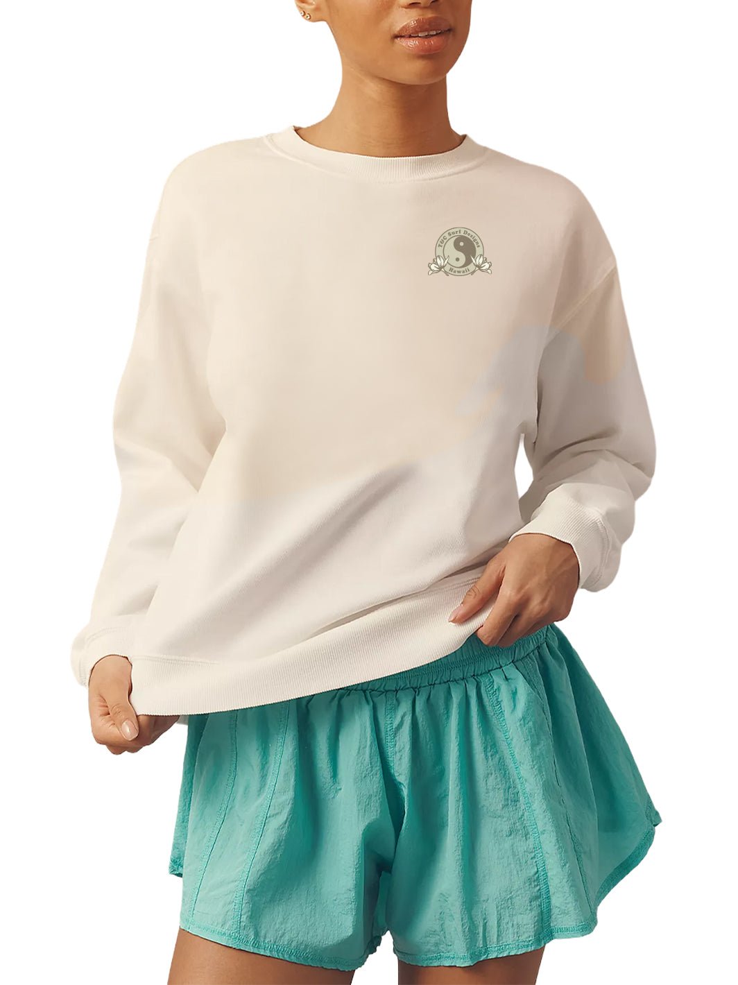 T&C Surf Designs Ti Pikake Lei First Date Sweatshirt,