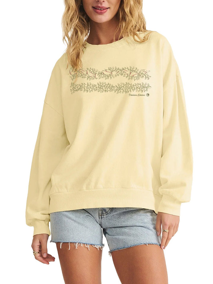 Simple Lei Sunday Sweatshirt - T&C Surf Designs