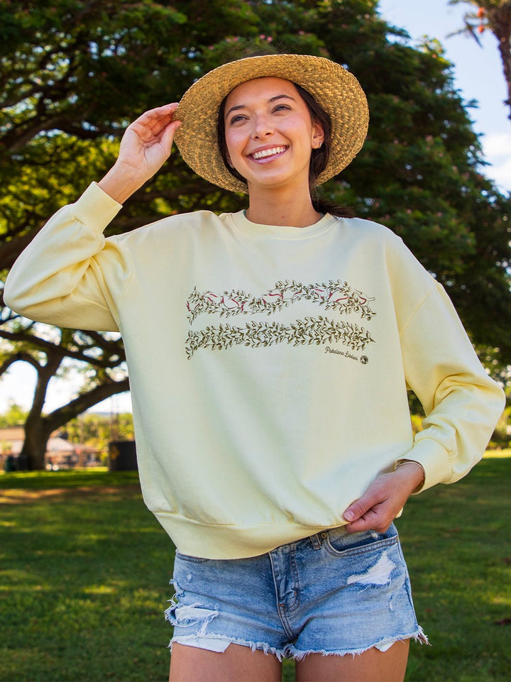 Simple Lei Sunday Sweatshirt - T&C Surf Designs