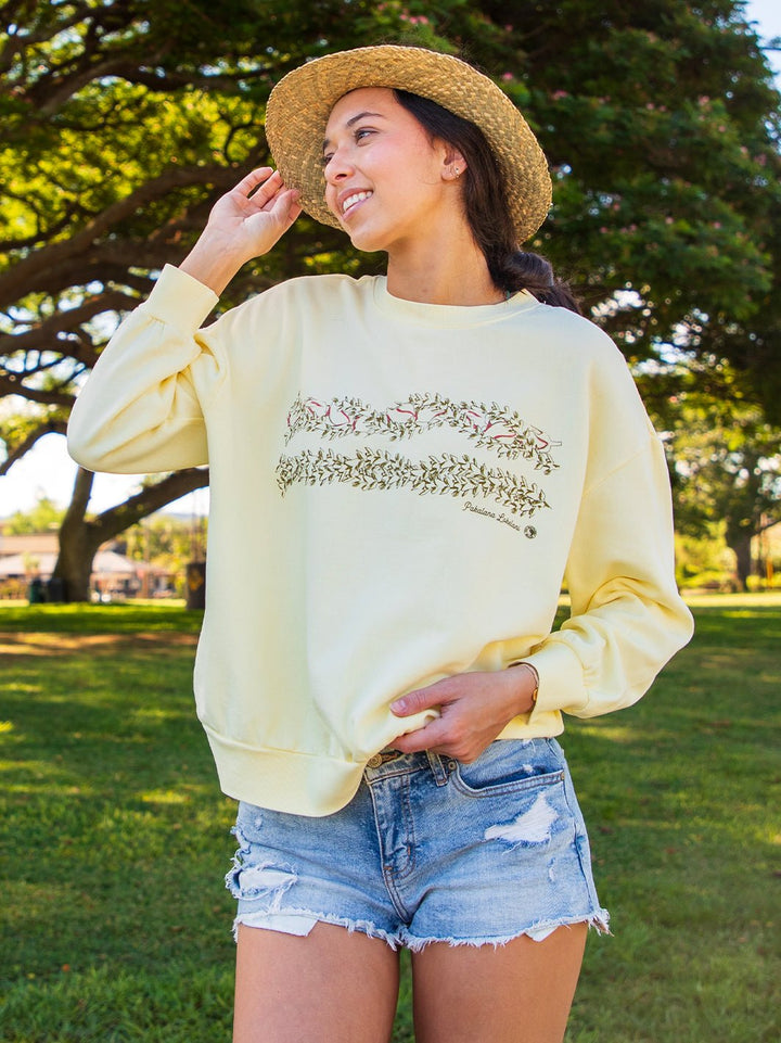 Simple Lei Sunday Sweatshirt - T&C Surf Designs