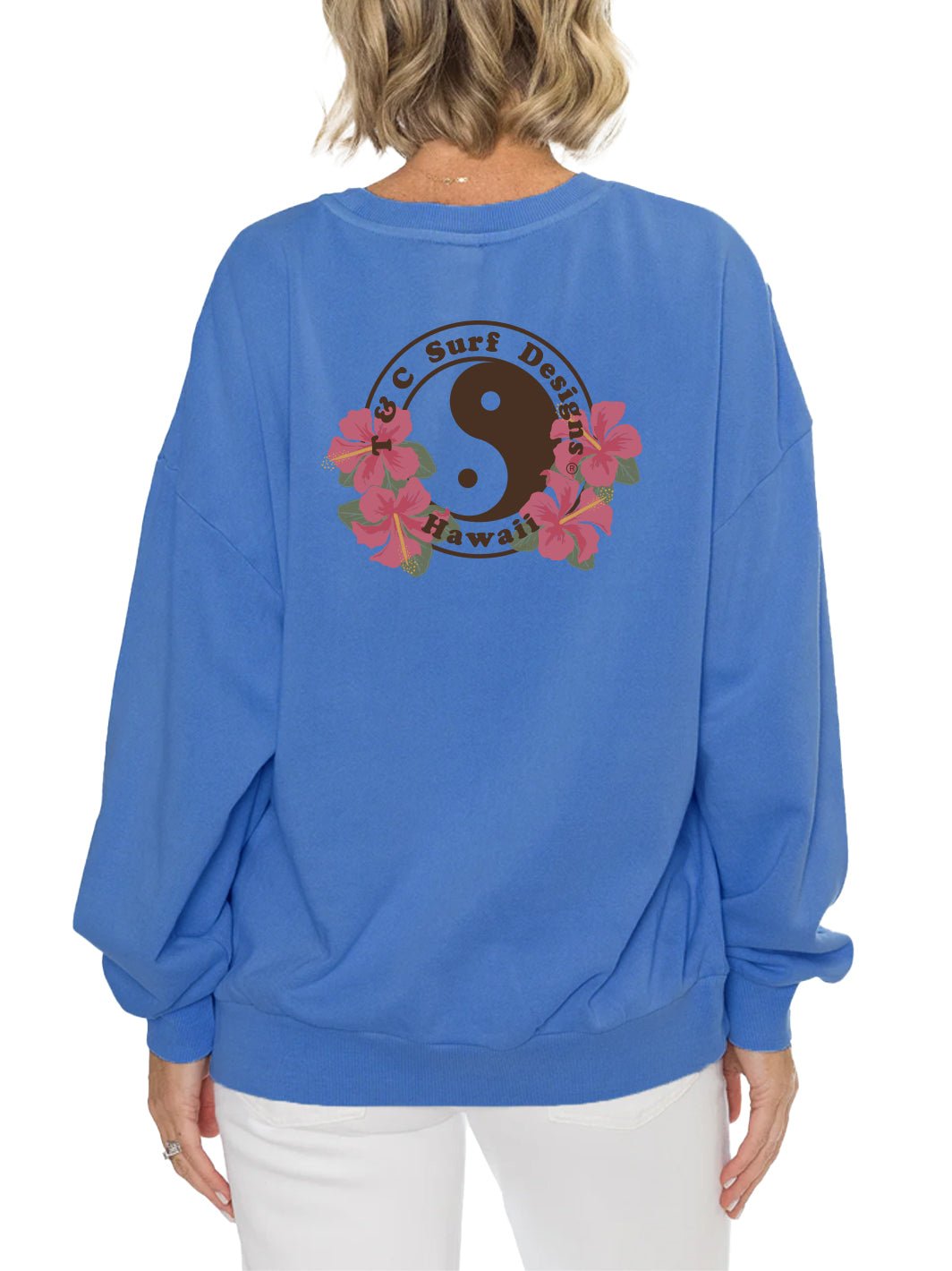 Dark Floral Logo Sunday Sweatshirt - T&C Surf Designs