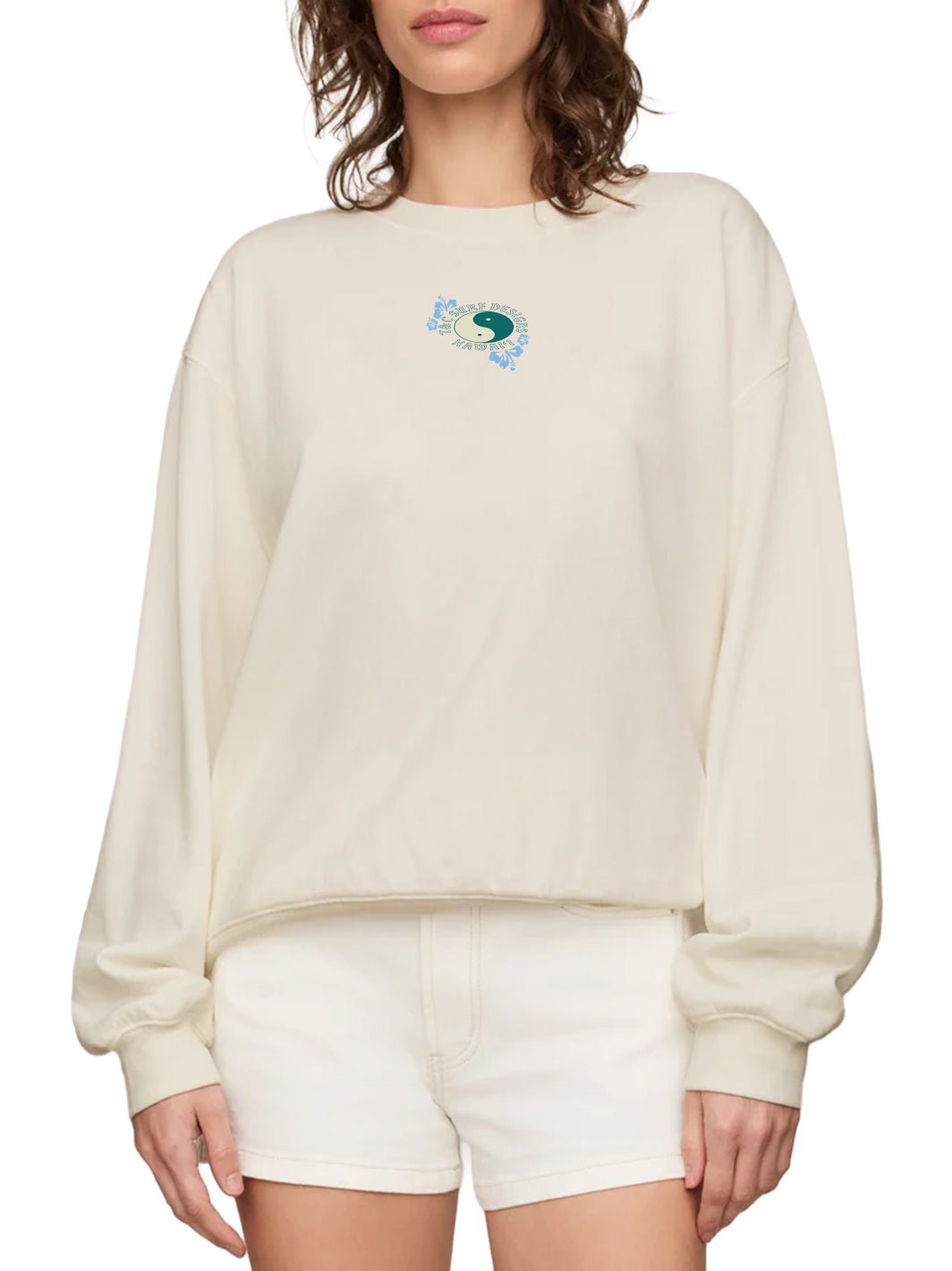 Logo Print Boyfriend Sweatshirt