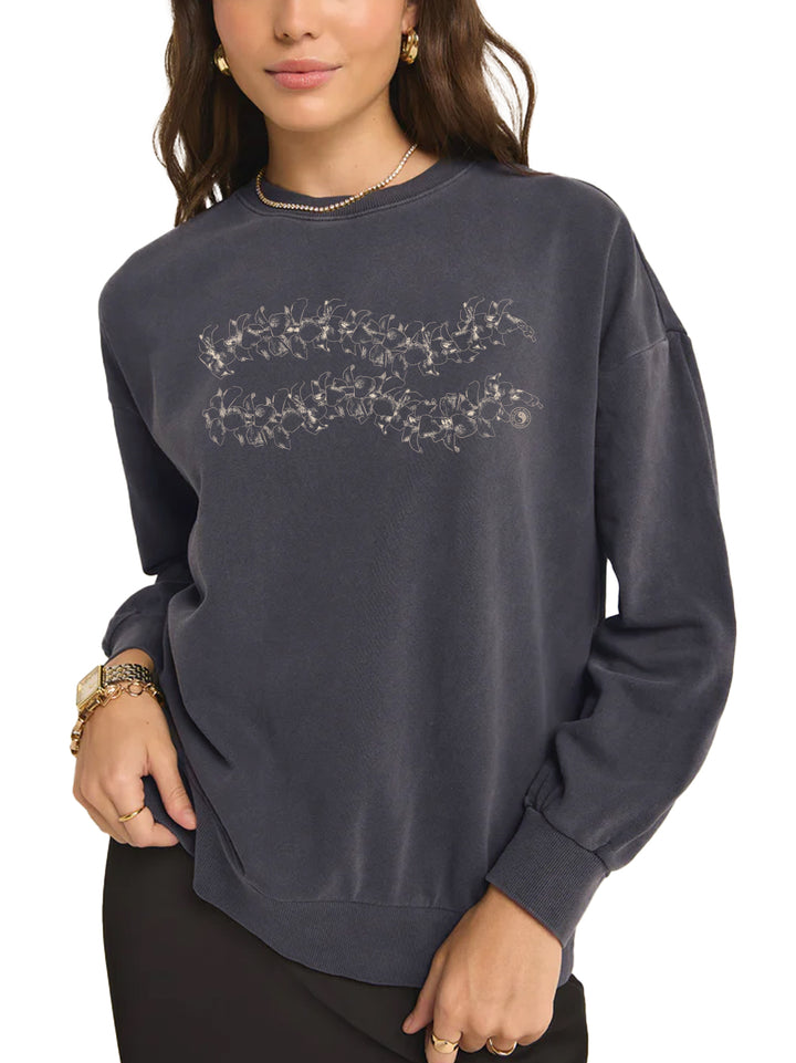 T&C Surf Designs Simple Puakeni Lei Sunday Sweatshirt,