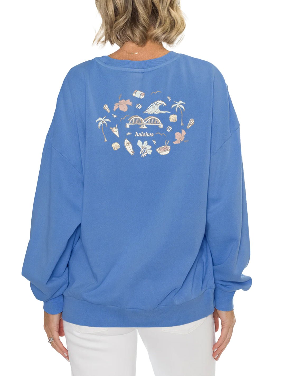 T&C Surf Designs All Kine North Shore Boyfriend Sweatshirt,