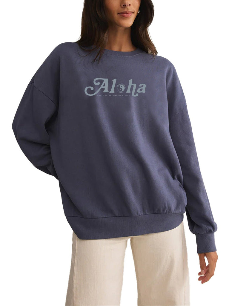 トップス Cherish Oversized Sweatshirt Straight Aloha Sunday Sweatshirt – T&C Surf Designs