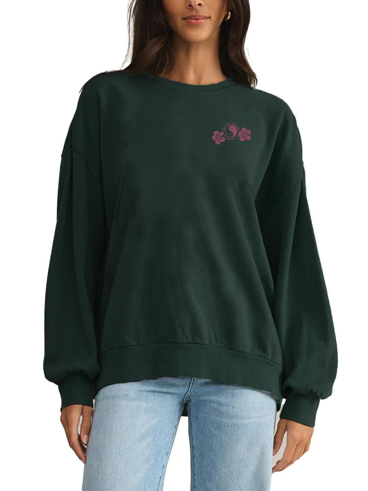 T&C Surf Designs Watercolor Hau Sunday Sweatshirt,