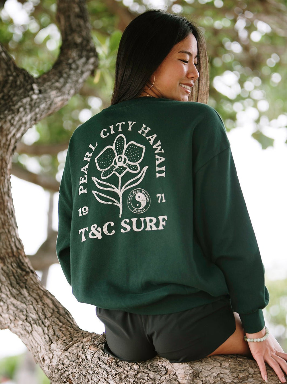 T&C Surf Designs PC Orchid Sunday Sweatshirt,