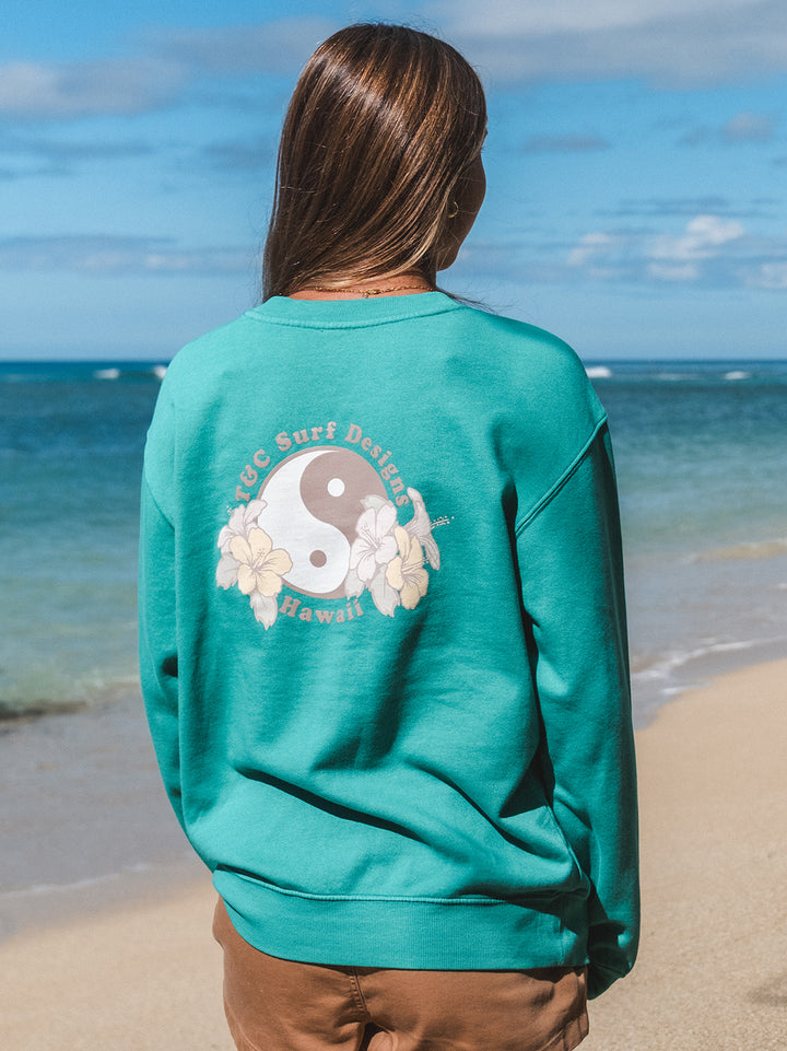 Hibiscus Bunch Boyfriend Sweatshirt