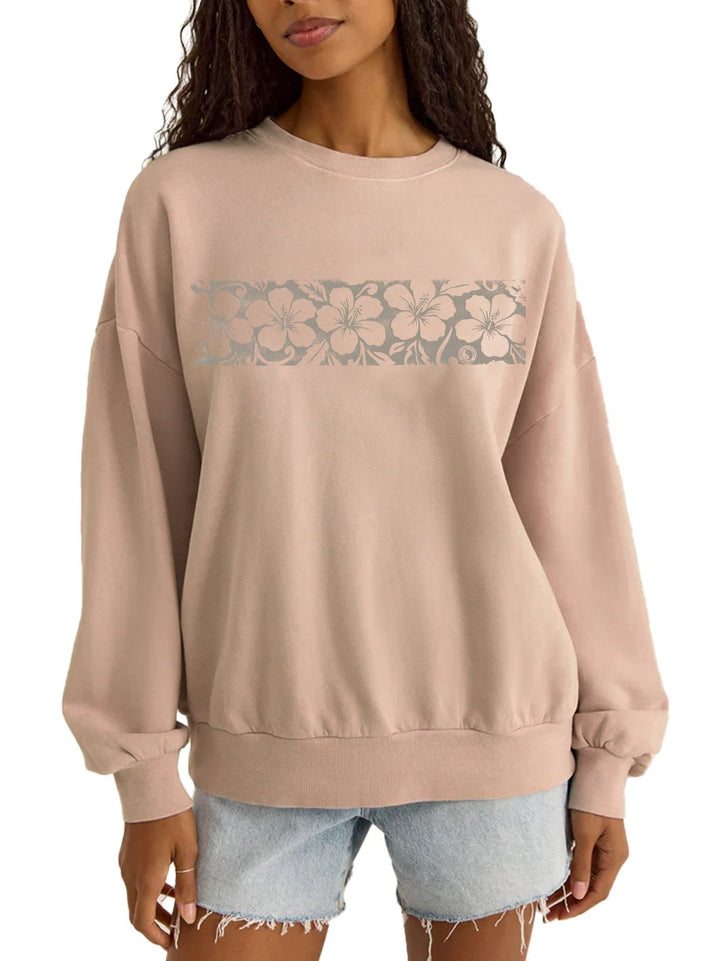 Hibiscus Band Sunday Sweatshirt - T&C Surf Designs