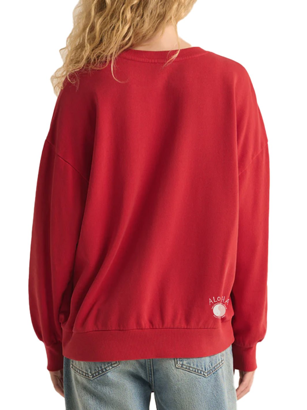 T&C Surf Designs Simple Plumeria Sunday Sweatshirt,