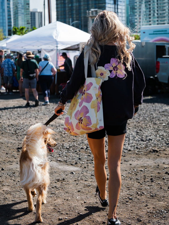 Watercolor Hau Sunday Sweatshirt - T&C Surf Designs