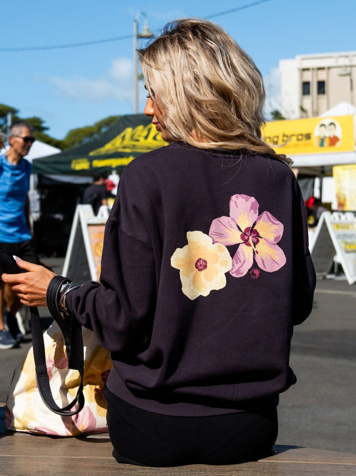 Watercolor Hau Sunday Sweatshirt - T&C Surf Designs