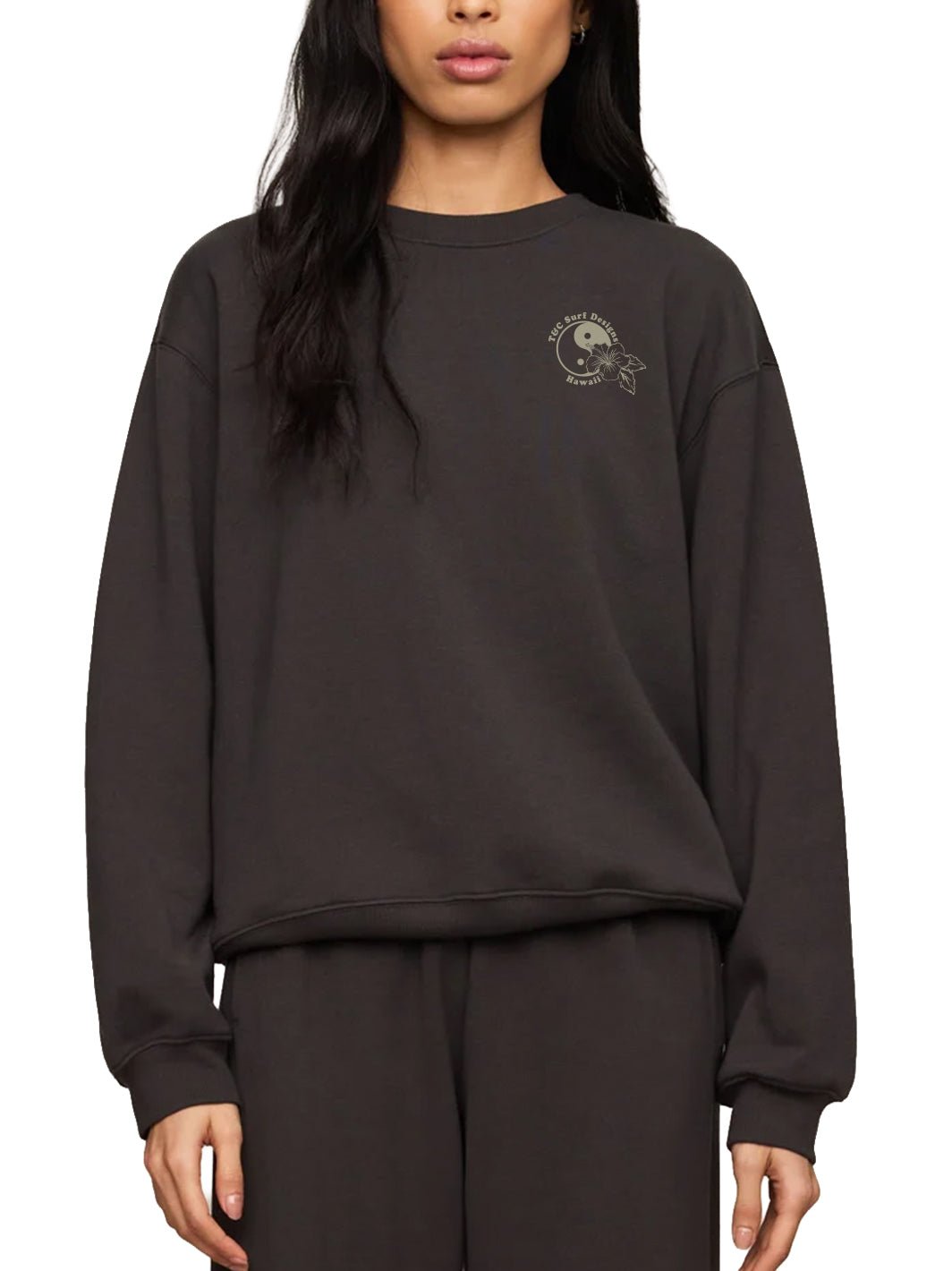 T&C Surf Designs Surf Minded Boyfriend Sweatshirt,
