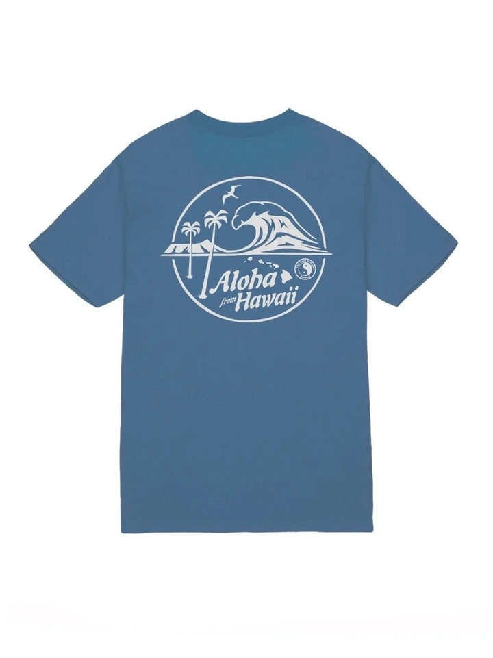 Aloha Diamond Head Funky Wave Jersey Tee - T&C Surf Designs