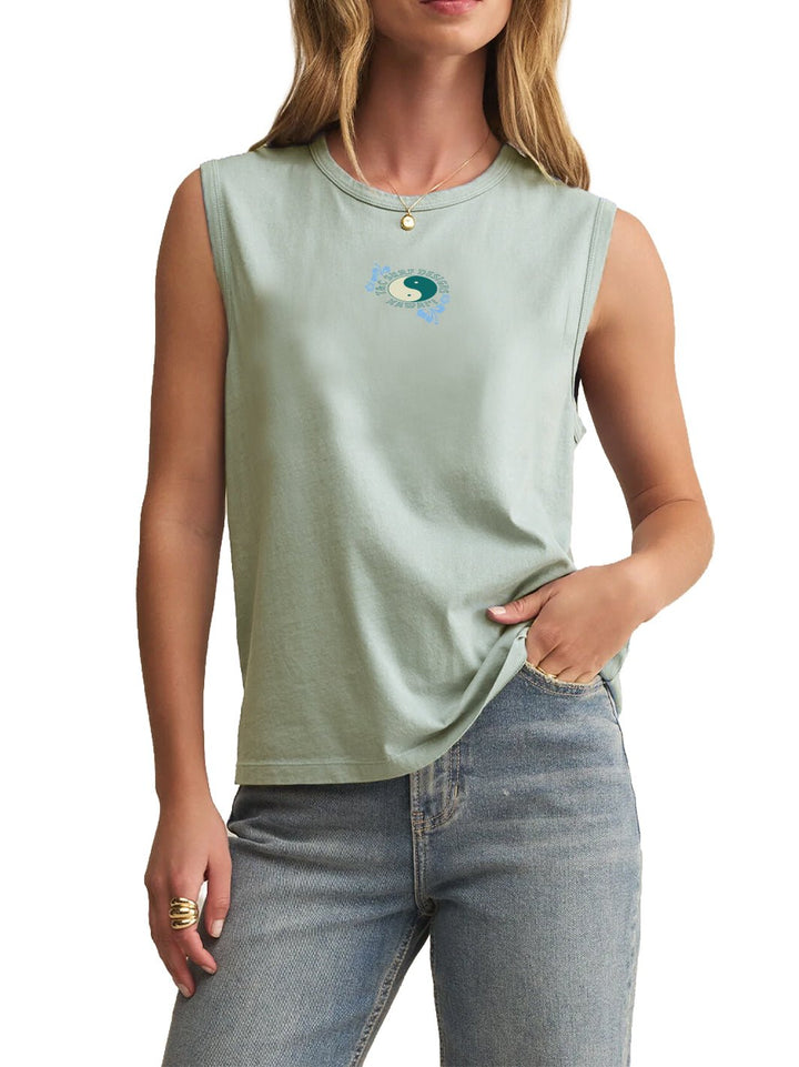 Logo Print Muscle Tank