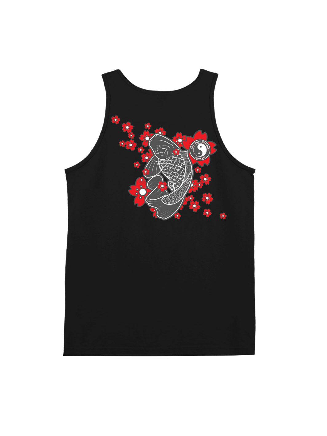 T&C Surf Designs T&C Surf Koi Sakura Tank, S / Black