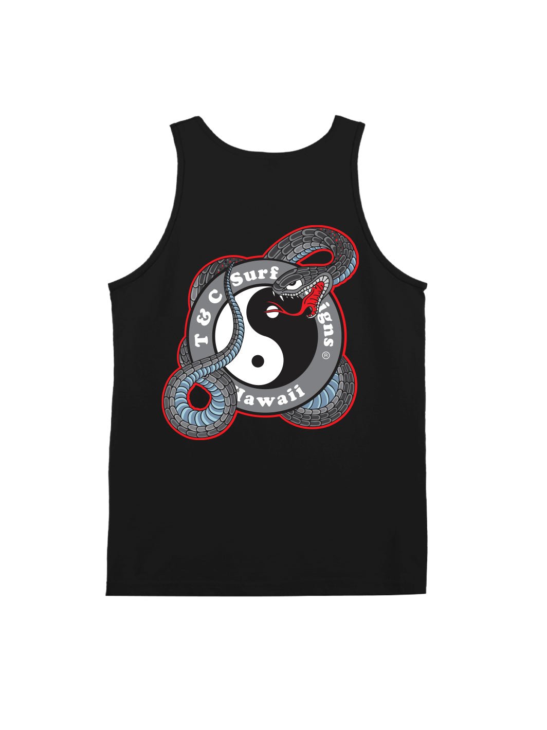 T&C Surf Designs T&C Surf Year of the Snake Tank, Black / S