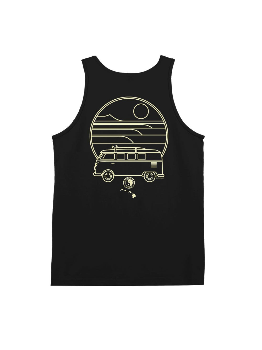 T&C Surf Designs Line Bus Volkswagen® Tank, Black / S