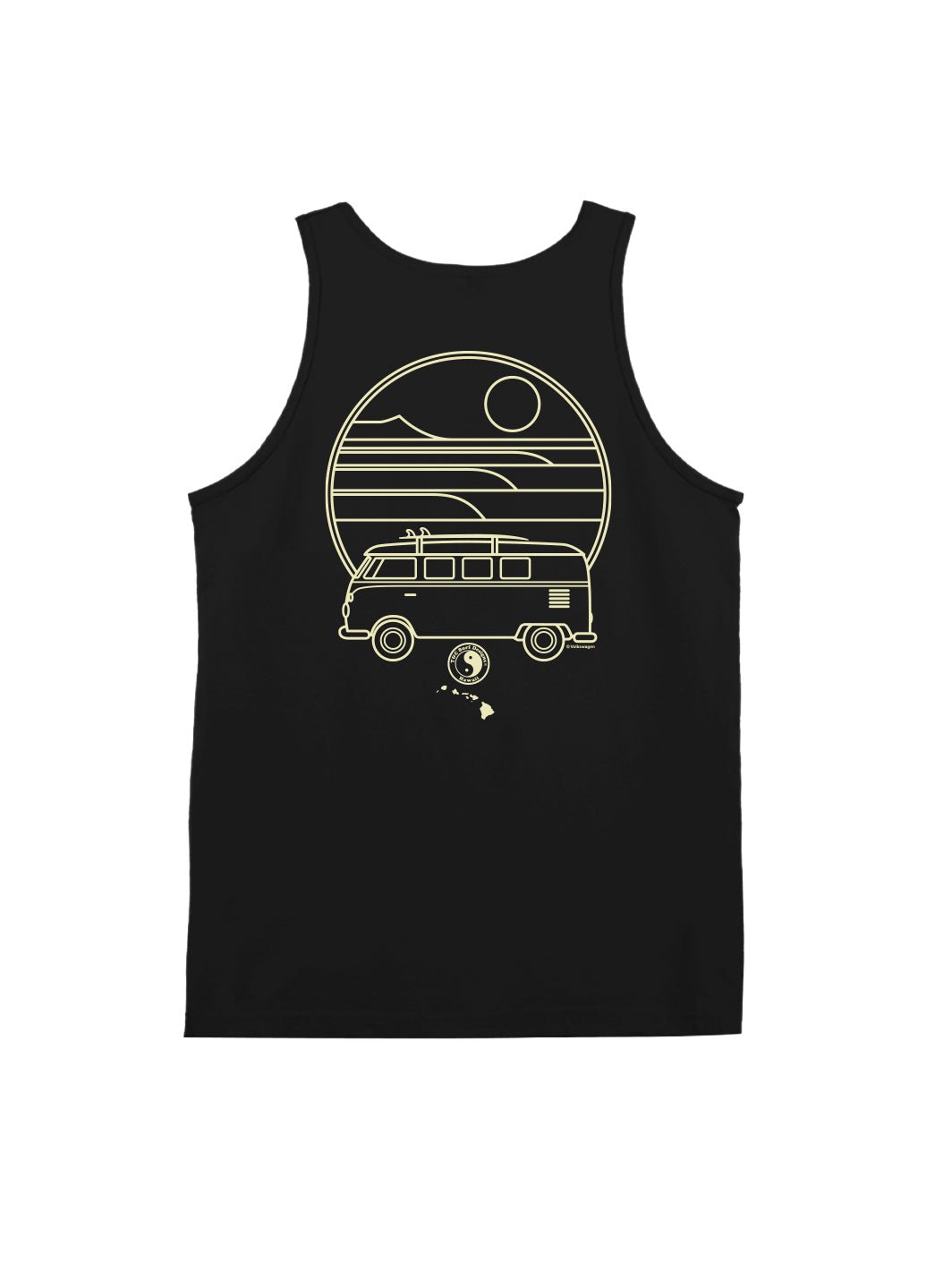 T&C Surf Designs Line Bus Volkswagen® Tank, Black / S