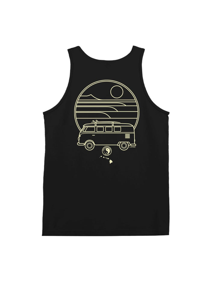 T&C Surf Designs Line Bus Volkswagen® Tank, Black / S