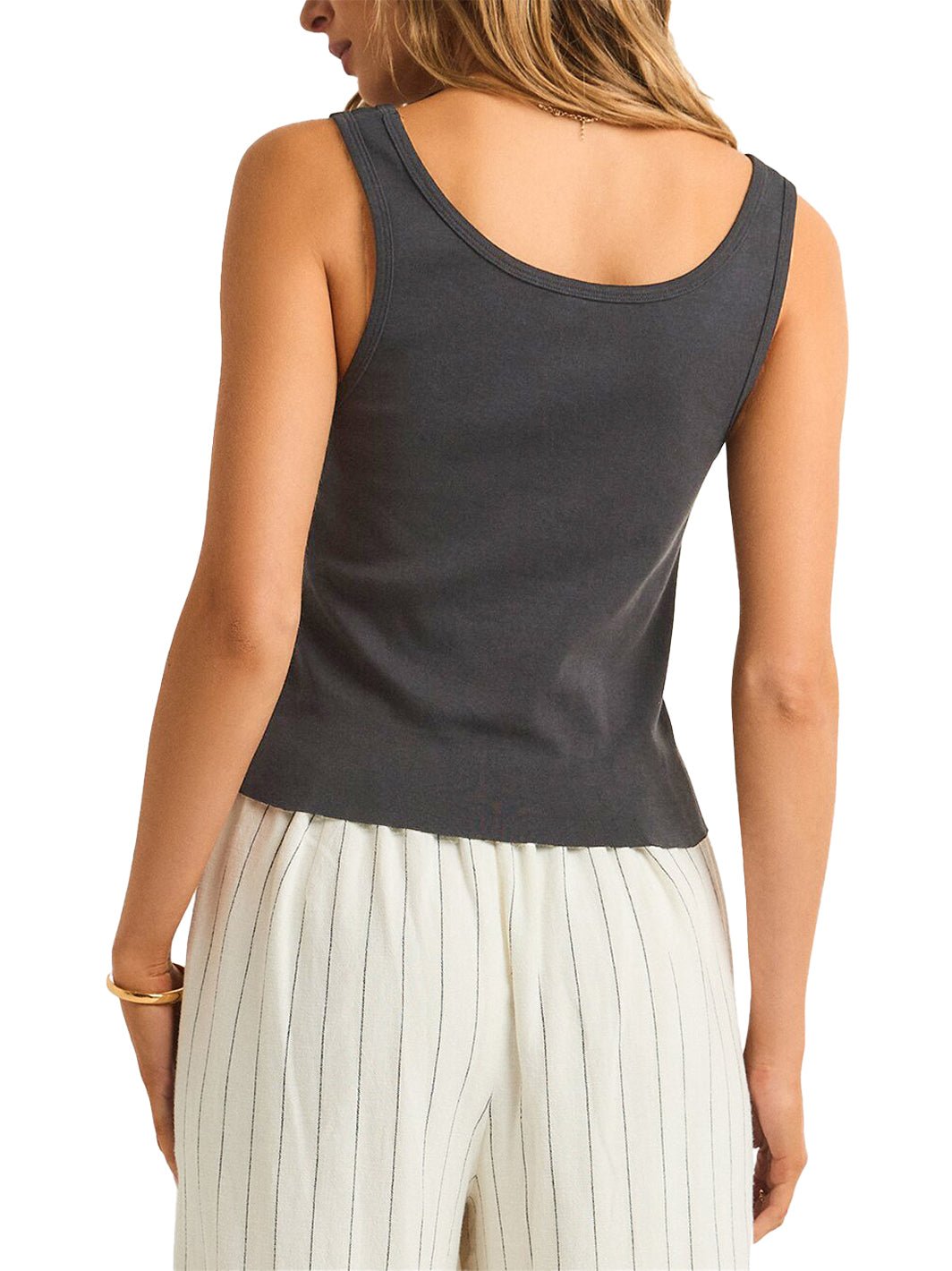 Dark Floral Logo Suntrip Tank - T&C Surf Designs