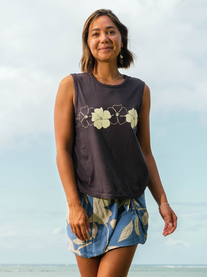 Puakenikeni Love Muscle Tank - T&C Surf Designs