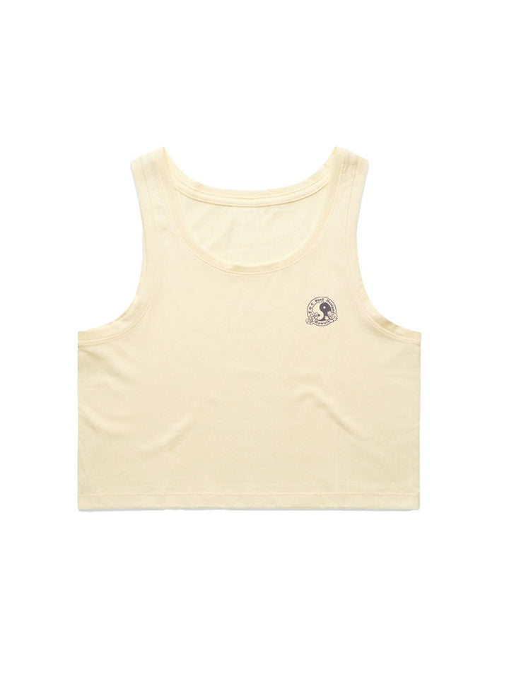 T&C Surf Designs Big Sakura Crop Singlet Tank,
