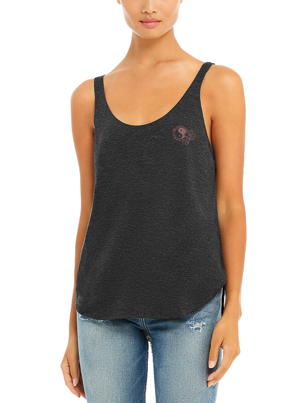 T&C Surf Designs Cherry Ikebana Slit Tank,