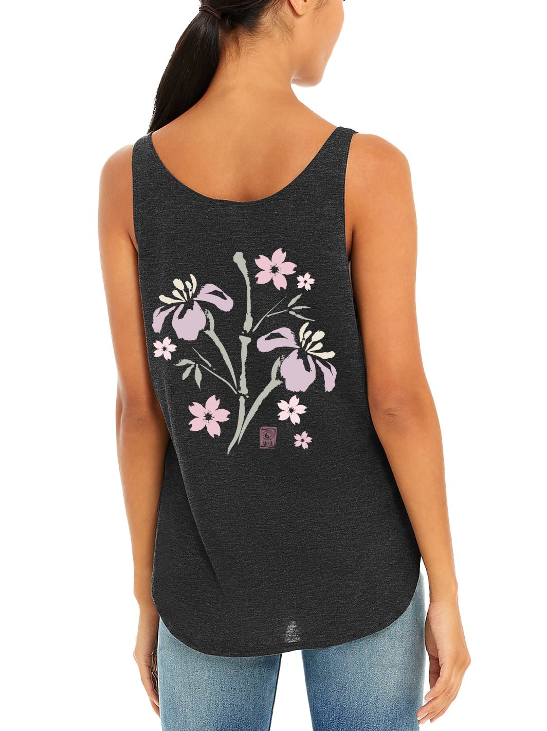 Hana Sumie Slit Tank - T&C Surf Designs