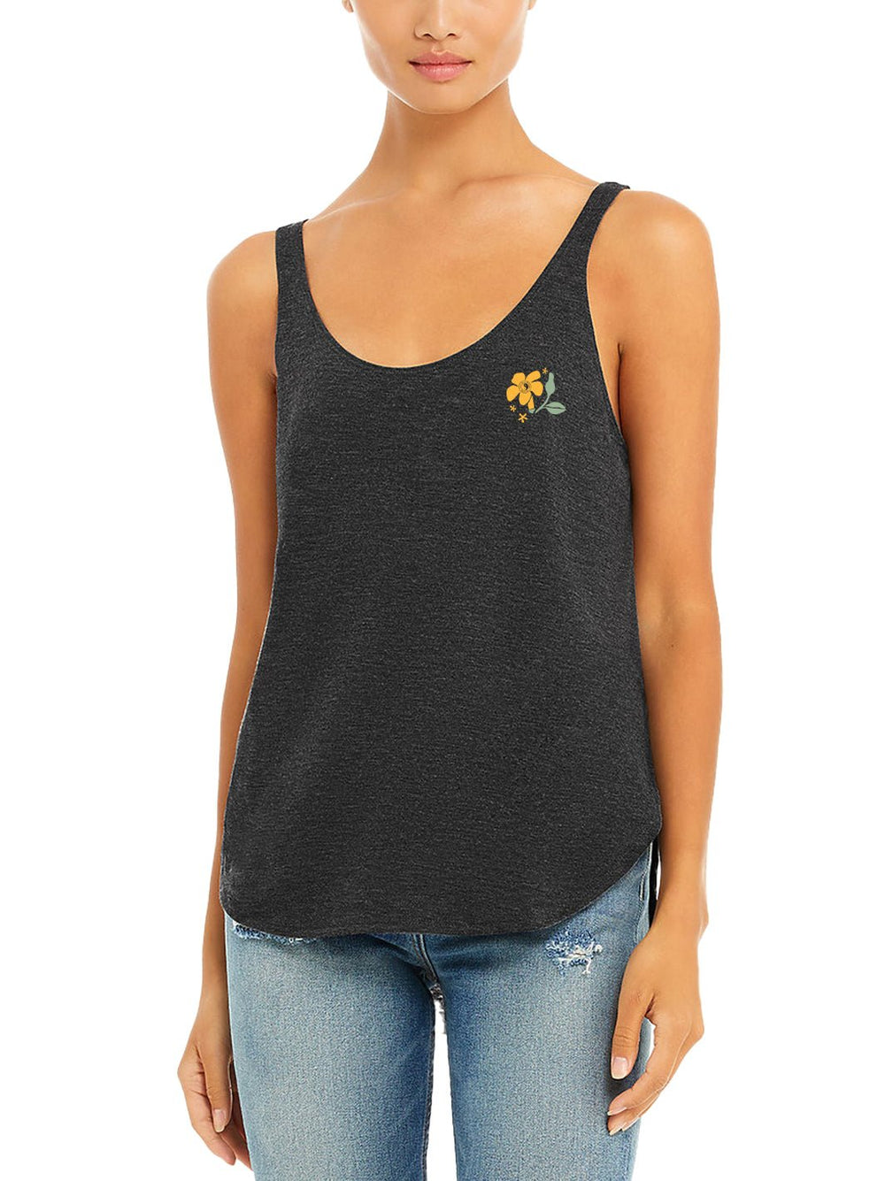 T&C Surf Designs Puakenikeni Blossom Slit Tank,
