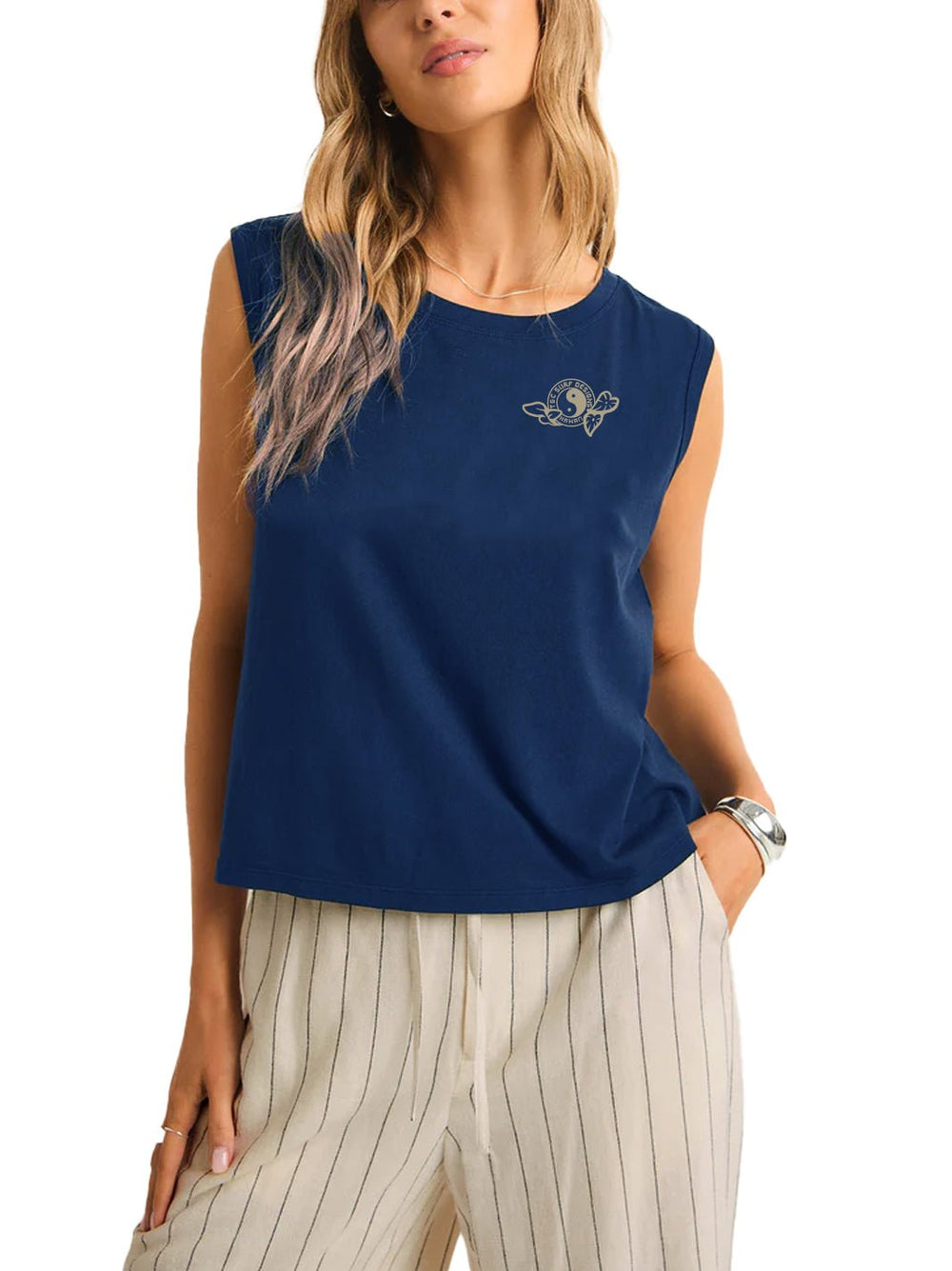 Field of Anthuriums La Mer Tank - T&C Surf Designs