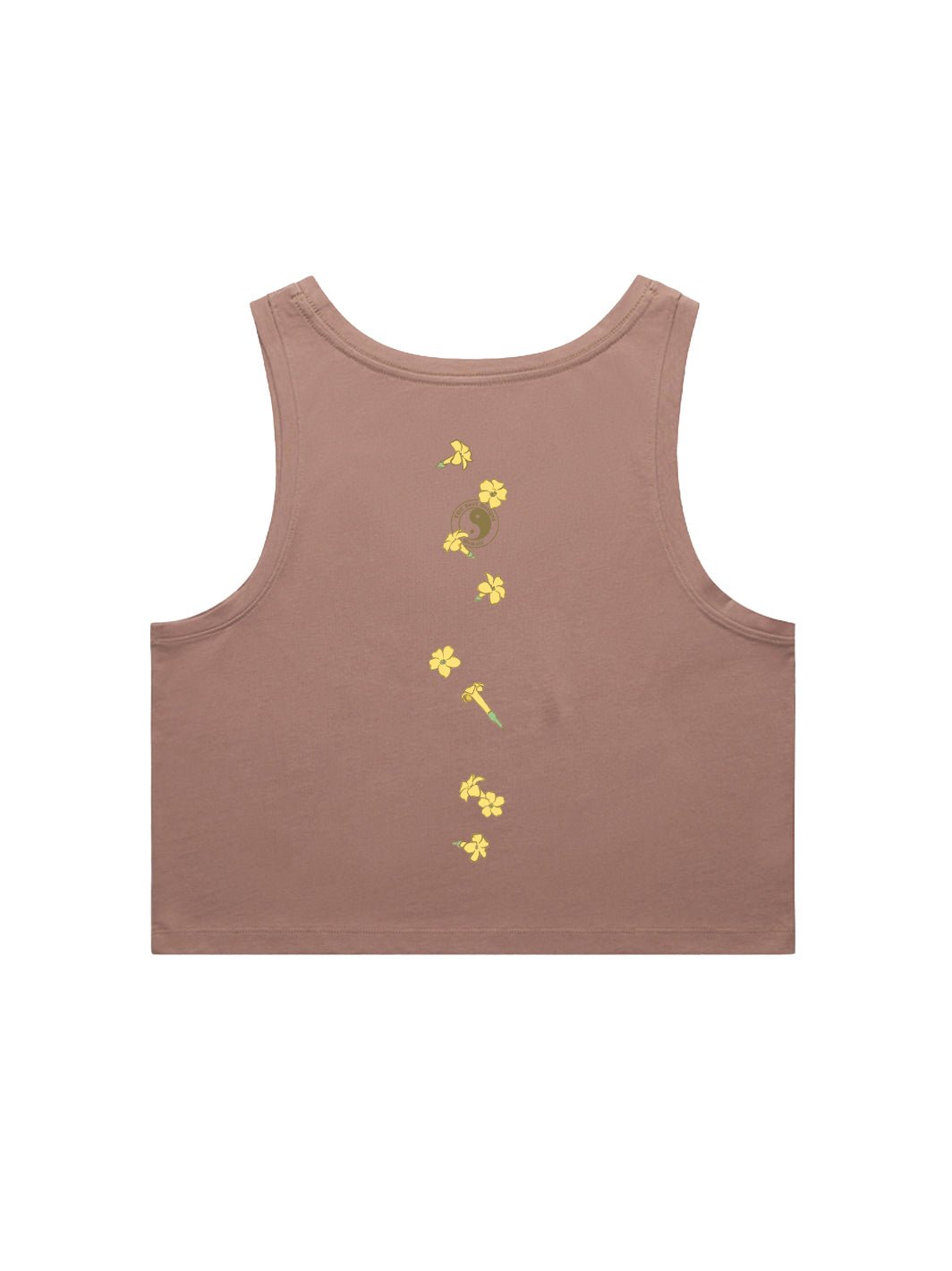 T&C Surf Designs Falling Puakeni Crop Singlet Tank,