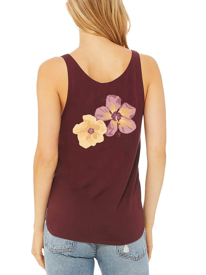 T&C Surf Designs Watercolor Hau Slit Tank,