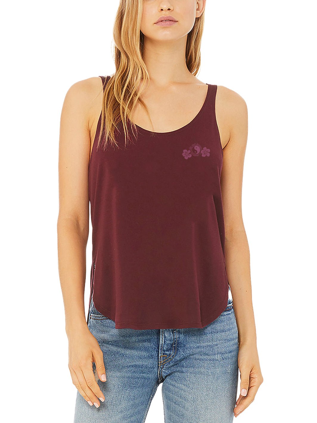 T&C Surf Designs Watercolor Hau Slit Tank,